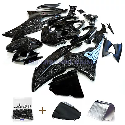 Fairing Kit +Bolts For Yamaha YZF R6 2008-2016 Forged Carbon Fiber Painted Frame • $558.60