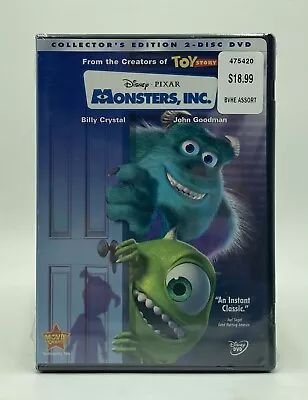 Disney Pixar Monsters INC. 2-Disc Collectors Edition DVD Set *New & Sealed* • $9.99