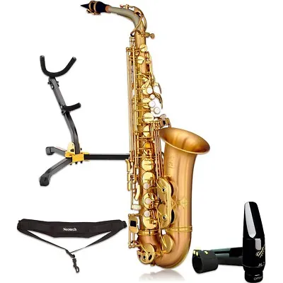 P. Mauriat LEBRAVO200A Intermediate Matte Finish Alto Saxophone Kit • $2599