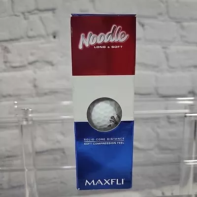 Maxifli Noodle Long & Soft Golf Balls Box Of 3 TaylorMade New  • $9.99