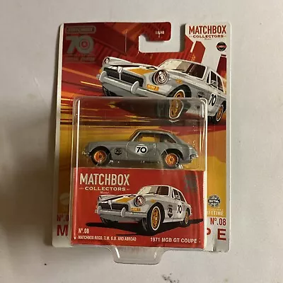 Matchbox Collectors 2023 #8 1971 Mgb Gt Coupe - 70th Anniversary Special Edition • $4