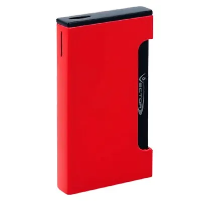 Vector - Spade Single Pyamid Flame Lighter Red Lacquer - VECTOR SPADE RED 08 • $39.95