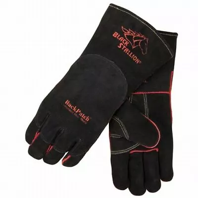 $16 • Buy Black Stallion Select Shoulder Split Welding Gloves W/Back Patch Medium 