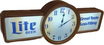 Vintage Lite Beer Clock Sign Light Up Very Good Condition Original • $89.99