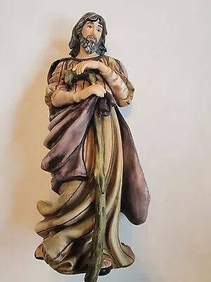 9.  Grandeur Noel Nativity Porcelain Replacement Figurine 2001 Joseph Excellent  • $34.99