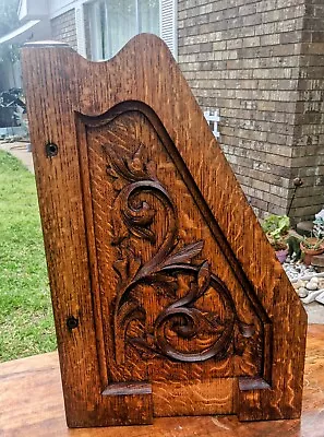 Tiger Oak Hand Carved Corbel Only One Architectural Salvage • $20