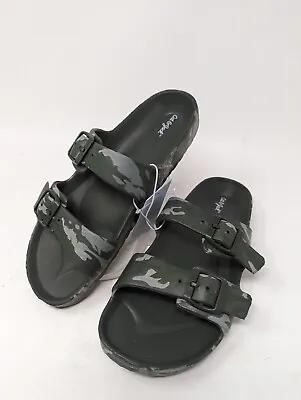 Cat & Jack Boys Camo Buckle Sandals Shoes Size 5 • $1.99