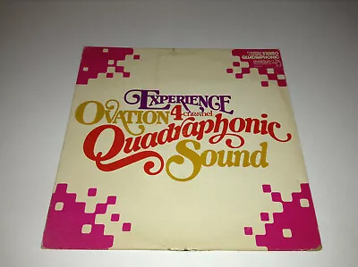 Experience Ovation Quadraphonic Sound Vinyl LP Various Artists Sound Effects '73 • $9.29