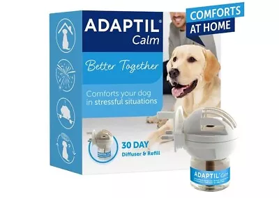 Home Diffuser Kit Calm 30 Day Refill Helps Dog Cope With Behavioural Issue 48 Ml • £28.93