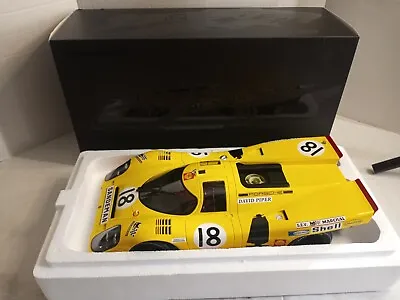 MINICHAMPS Porsche 917K Shell 24h LeMans 1970 Piper/Van Lennep #18 HUGE CAR 1:12 • $349.99