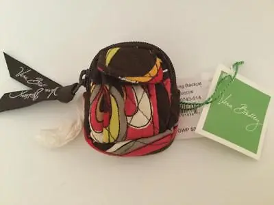 Vera Bradley Charming Mini Backpack Key Chain Clip Bag Charm Puccini NWT • $19.95
