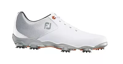 FootJoy FJ DNA HELIX Golf Shoes Size 13 M 53316 EXCELLENT! White / Silver • $59.75