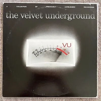Velvet Underground - VU Vinyl LP 1985 US Verve Records VG+/VG Avant Garage • $40