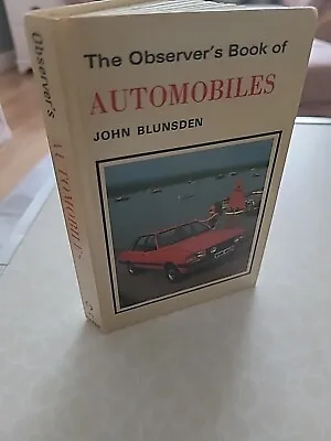Observer's Book Of Automobiles 1980 (John Blunsden) • £6.99