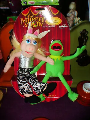 The Muppets Mayhem Red Sababa Toys Set Kermit & Miss Piggy Plush Jim Henson NEW • $44.99