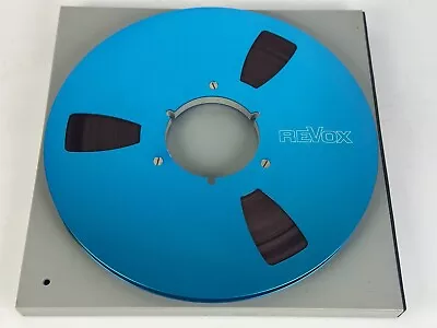 Revox 265 CM Aluminium Reel/Reel To Reel / Coil (Blue/Blue) • $230.56