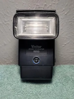 Vivitar 5200 Zoom Thyristor Flash - PM/C Module Dedicated 4 Canon Pentax Minolta • $12