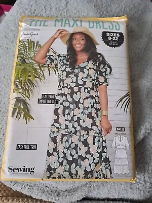 The Maxi Dress By Hardie Grant Sewing Pattern. New And Unused. Sizes 8-22 • £3