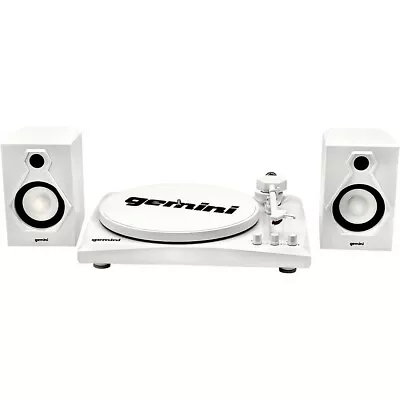 Gemini TT-900WW Vinyl Record Player Turntable White LN • $79.99