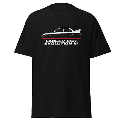 Premium T-shirt For Mitsubishi Lancer GSR Evolution III 1995-1996 Enthusiast • $19.95