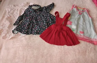 Baby Girl Dress (4) Bundle First Size Newborn • £2.50