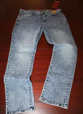 Mens MBX Slim Straight Jeans 36x32 Nwt Eternal Medium Faded • $32.95