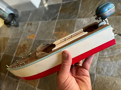 1950’s Vintage Toy Motor Boat Electric Motor  • $150