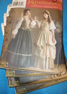 Simplicity 3809 Pattern Renaissance Tudor Medieval Dress Gown 4-8 10-14 16-20 • $11.99