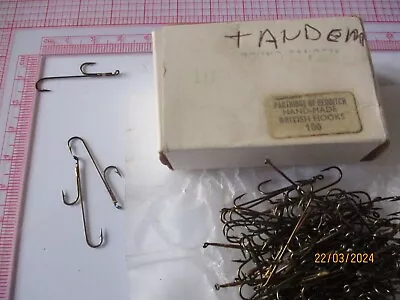 Partridge Round Tandem Ryder Size 10 X 10 Hooks Original Fly Tying Hooks Vintage • $11.01