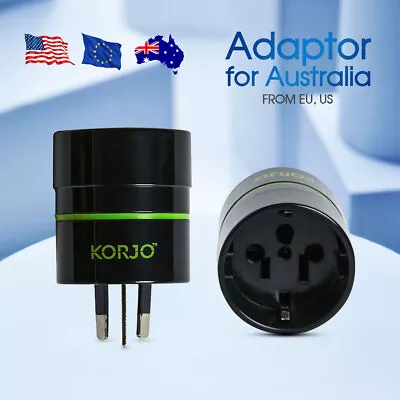 $11.99 • Buy Korjo Adapter For Australia - Europe, USA To Aust