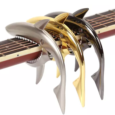 $11.98 • Buy Metal Shark Guitar Capo  Quick Change Clamp For Guitar Bass Ukulele Tuning