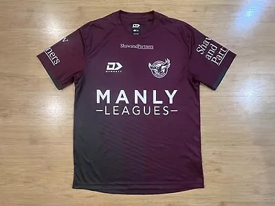 Manly Sea Eagles Maroon Training Dynasty Shirt Jersey Medium • $44.99