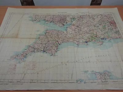 WW2 RAF Map For D-DAY AIR OPERATIONS (Features CHERBOURG - Key D-DAY OBJECTIVE) • £49.99