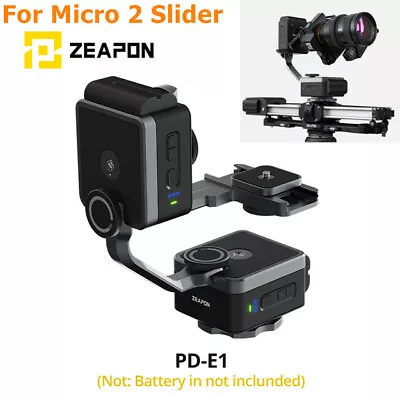 ZEAPON PD-E1 Motorized Pan Head Stand 2-Axis Linkage For Micro 2 Slider Camera • $425