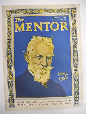 The Mentor Magazine May 1927 George Bernard Shaw Loaded With Vintage Ads • $4.95