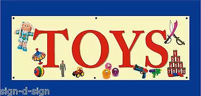 TOYS  PVC Printed Banner Outdoor/Indoor Farmers Market Market Stall Car Boot • £33.29