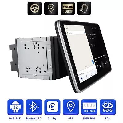 10.1  CarPlay DSP WiFi Double 2DIN Car Radio Stereo GPS Android 12.0 4+32G RDS • $217