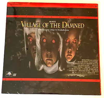 John Carpenter's VILLAGE OF THE DAMNED (Laserdisc 1995) - WS - RARE Sealed Copy • $14