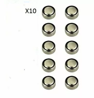 10PC AG13 LR44 SR44 L1154 357 A76 Quality Alkaline Button / Coin Cells Batteries • £1.04