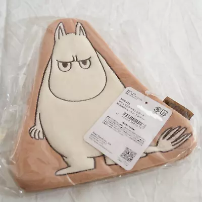 Moomin Pouch Angry Moomin Triangle Soft Brown Pouch Small Planet Japan • $25.50