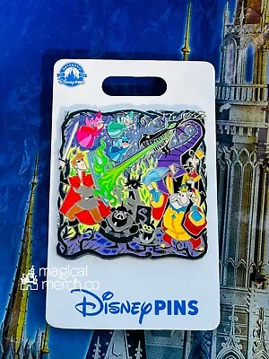2024 Disney Parks Sleeping Beauty Cluster Family Pin Maleficent Dragon Faeries • $24.95