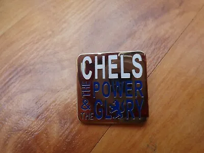 Classic Chelsea Fc 'chels - The Power & The Glory' Enamel Football Pin Badge • £2.99