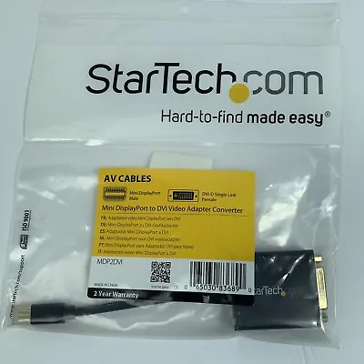 StarTech Mini Display Port To DVI Video Adapter Converter MDP2DVI • $5.50
