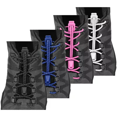 £5.10 • Buy Nathan Lock Laces Running Jogging Cycling Triathlon No Tie Shoe Lace Sports 
