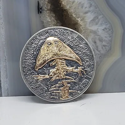 500 Togrog Evolution Of Life - Diplocaulus Mongolia 1 OZ Silver 2020 • $169