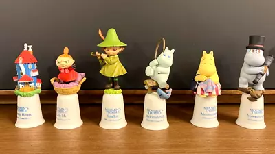 Moomin's THIMBLE Moomin House Papa Mama Little My Snufkin 6 Figures Rare • $87.80