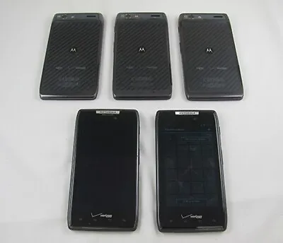 5 Motorola XT912 Droid RAZR Verizon Phone Lot GPS GOOD  • $89.95