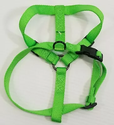 MM) Martha Stewart Pets Green Nylon Dog Adjustable Harness Small Medium • $9.99