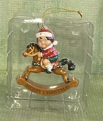 Campbell's Kids Christmas Ornament - Boy On Rocking Horse - NEW • $10.50