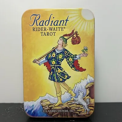 Vintage Fortune Telling Cards Radiant Rider-Waite Tarot Deck Infused Bold Colors • $21.99